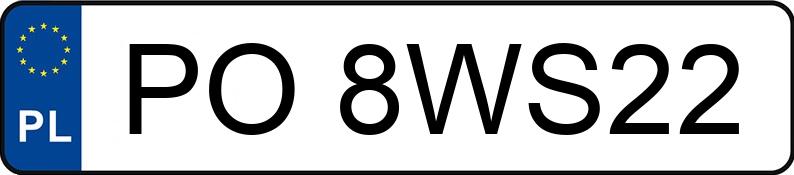 Numer rejestracyjny PO 8WS22 posiada AUDI A6 AVANT - PO8WS22 Numer rejestracyjny PO 8WS22 posiada AUDI A6 AVANT - PO8WS22