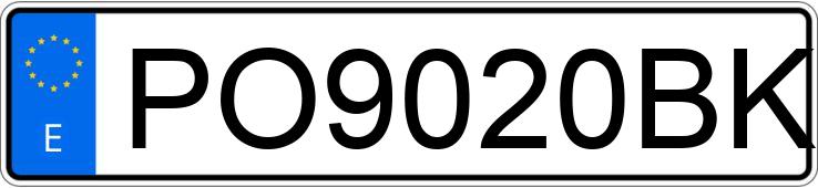 Numer rejestracyjny PO9020BK posiada AUDI A6