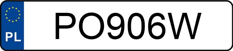 Numer rejestracyjny PO 906W posiada POLARIS Czterokołowce Sportsman Sportsman XP 850 - PO906W