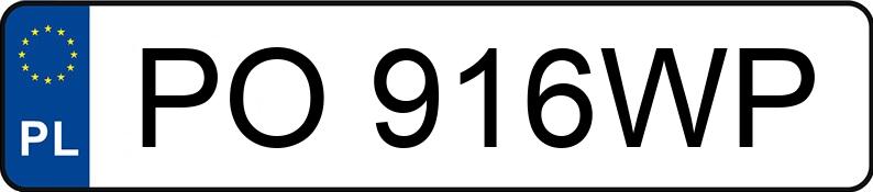 Numer rejestracyjny PO 916WP posiada RENAULT CLIO - PO916WP