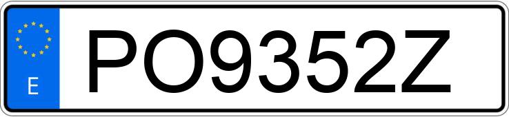 Numer rejestracyjny PO9352Z posiada VOLKSWAGEN GOLF Numer rejestracyjny PO9352Z posiada VOLKSWAGEN GOLF