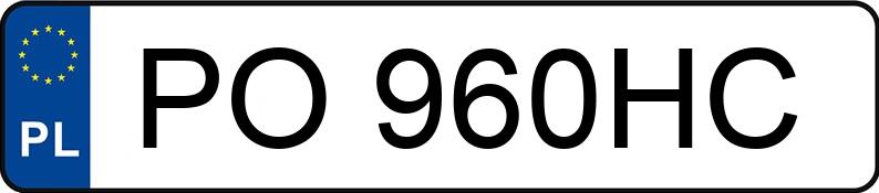 Numer rejestracyjny PO 960HC posiada SEAT Cordoba 1.9 Diesel 6K/C TD GT - PO960HC