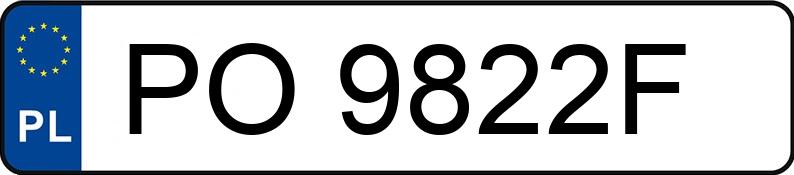 Numer rejestracyjny PO 9822F posiada SEAT Ibiza 1.4 MR`02 E3 6L Stella Cool - PO9822F Numer rejestracyjny PO 9822F posiada SEAT Ibiza 1.4 MR`02 E3 6L Stella Cool - PO9822F