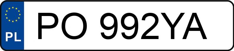 Numer rejestracyjny PO 992YA posiada ADRIA A 390 1.1t PS - PO992YA Numer rejestracyjny PO 992YA posiada ADRIA A 390 1.1t PS - PO992YA