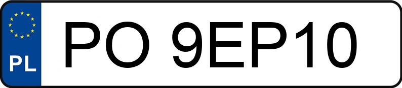 Numer rejestracyjny PO 9EP10 posiada VOLKSWAGEN GOLF - PO9EP10