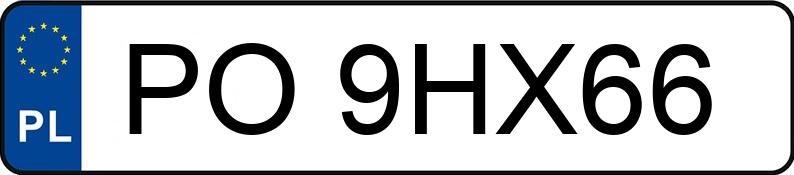 Numer rejestracyjny PO 9HX66 posiada SKODA KODIAQ - PO9HX66 Numer rejestracyjny PO 9HX66 posiada SKODA KODIAQ - PO9HX66