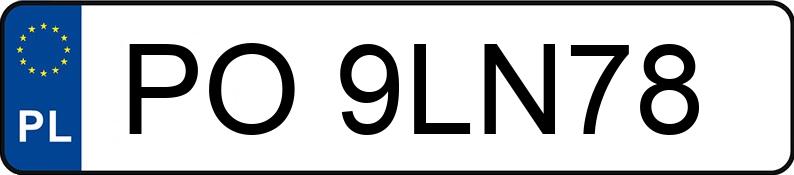 Numer rejestracyjny PO 9LN78 posiada OPEL ASTRA - PO9LN78 Numer rejestracyjny PO 9LN78 posiada OPEL ASTRA - PO9LN78