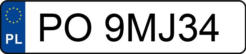 Numer rejestracyjny PO 9MJ34 posiada OPEL Mokka X 1.4 MR`17 E6 Enjoy Aut. - PO9MJ34