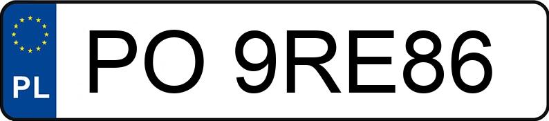 Numer rejestracyjny PO 9RE86 posiada FIAT 500 1.2 MR`07 E5 500S - PO9RE86 Numer rejestracyjny PO 9RE86 posiada FIAT 500 1.2 MR`07 E5 500S - PO9RE86