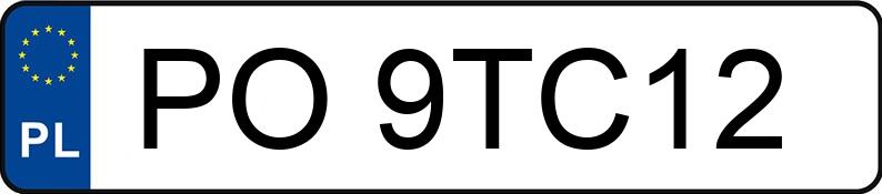 Numer rejestracyjny PO 9TC12 posiada KIA MAGENTIS - PO9TC12 Numer rejestracyjny PO 9TC12 posiada KIA MAGENTIS - PO9TC12