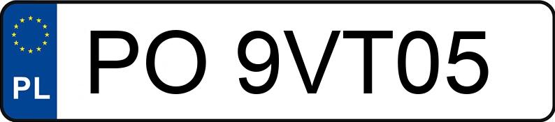 Numer rejestracyjny PO 9VT05 posiada VOLVO XC60 - PO9VT05 Numer rejestracyjny PO 9VT05 posiada VOLVO XC60 - PO9VT05