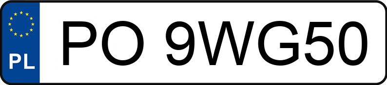 Numer rejestracyjny PO 9WG50 posiada MERCEDES-BENZ CLS 550 - PO9WG50
