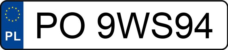 Numer rejestracyjny PO 9WS94 posiada FORD TRANSIT COURIER - PO9WS94