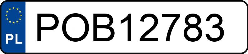 Numer rejestracyjny POB 12783 posiada MERCEDES-BENZ 124 - POB12783