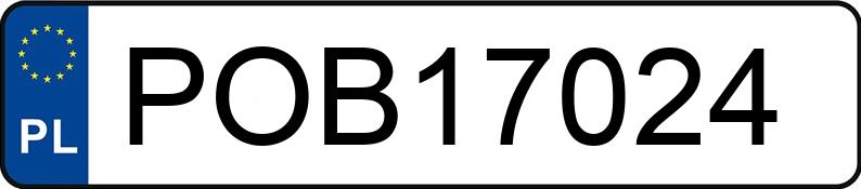 Numer rejestracyjny POB 17024 posiada FORD FIESTA - POB17024