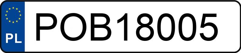 Numer rejestracyjny POB 18005 posiada VOLKSWAGEN PASSAT - POB18005