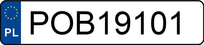 Numer rejestracyjny POB 19101 posiada VOLVO V40 - POB19101