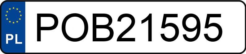 Numer rejestracyjny POB 21595 posiada BMW 325I - POB21595