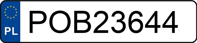 Numer rejestracyjny POB 23644 posiada BMW X5 3.0D - POB23644