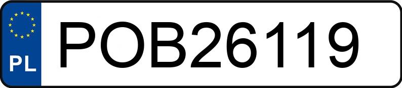 Numer rejestracyjny POB 26119 posiada SEAT IBIZA - POB26119 Numer rejestracyjny POB 26119 posiada SEAT IBIZA - POB26119