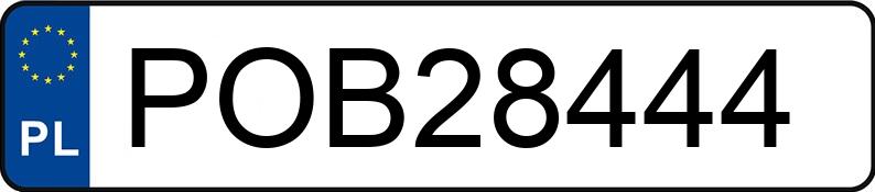 Numer rejestracyjny POB 28444 posiada FORD TRANSIT - POB28444