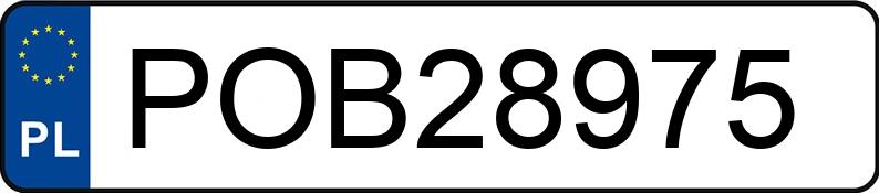 Numer rejestracyjny POB 28975 posiada VOLKSWAGEN GOLF - POB28975 Numer rejestracyjny POB 28975 posiada VOLKSWAGEN GOLF - POB28975
