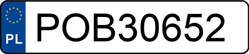 Numer rejestracyjny POB 30652 posiada BMW 320 - POB30652 Numer rejestracyjny POB 30652 posiada BMW 320 - POB30652