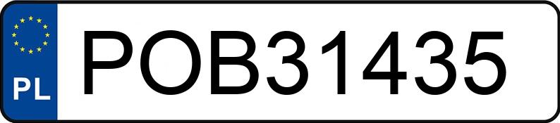 Numer rejestracyjny POB 31435 posiada TOYOTA RAV4 - POB31435 Numer rejestracyjny POB 31435 posiada TOYOTA RAV4 - POB31435