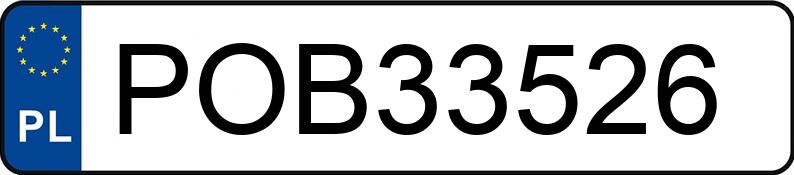 Numer rejestracyjny POB 33526 posiada SEAT LEON - POB33526