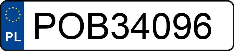 Numer rejestracyjny POB 34096 posiada RENAULT ESPACE - POB34096