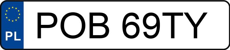 Numer rejestracyjny POB 69TY posiada FIAT Seicento 1.1 Kat. MR`98 Sole - POB69TY