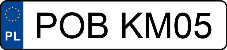 Numer rejestracyjny POB KM05 posiada TOYOTA RAV 4 2.0 TD MR`04 E3 Luna 4x4 - POBKM05