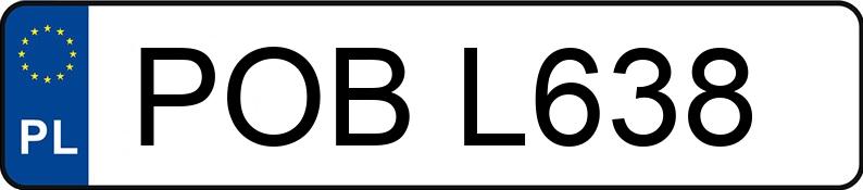 Numer rejestracyjny POB L638 posiada FORD GALAXY - POBL638