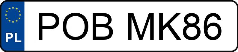 Numer rejestracyjny POB MK86 posiada PEUGEOT 207 SW - POBMK86 Numer rejestracyjny POB MK86 posiada PEUGEOT 207 SW - POBMK86
