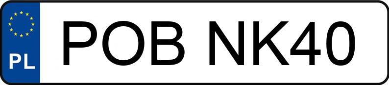 Numer rejestracyjny POB NK40 posiada CHRYSLER GRAND VOYAGER - POBNK40 Numer rejestracyjny POB NK40 posiada CHRYSLER GRAND VOYAGER - POBNK40