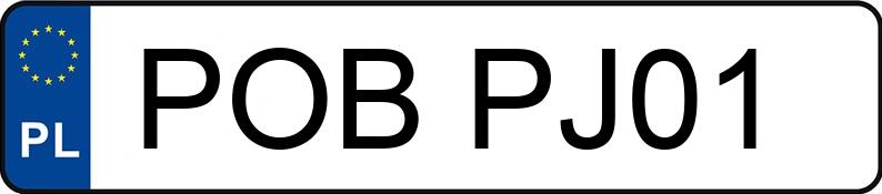 Die Registrierungsnummer POB PJ01 hat FORD Transit Courier 1.0 MR`15 E6 1.8t Trend - POBPJ01