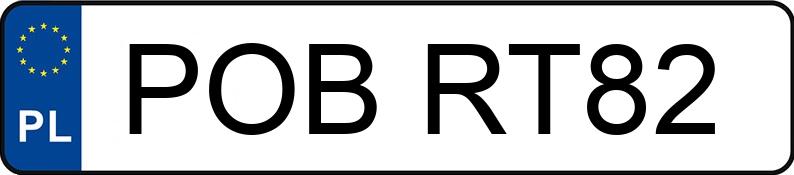 Numer rejestracyjny POB RT82 posiada KIA PICANTO - POBRT82