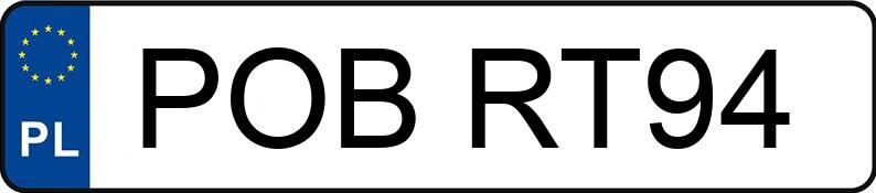 Numer rejestracyjny POB RT94 posiada BMW 530 - POBRT94