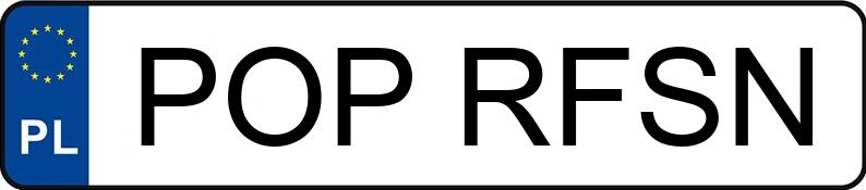 Numer rejestracyjny POP RFSN posiada BMW M3 Competition Touring - POPRFSN Numer rejestracyjny POP RFSN posiada BMW M3 Competition Touring - POPRFSN