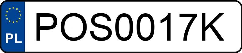 Numer rejestracyjny POS 0017K posiada MERCEDES-BENZ GLE 450 D 4MATIC - POS0017K