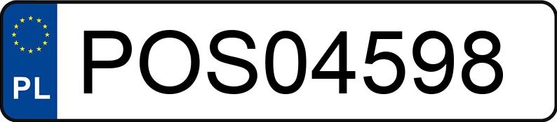 Numer rejestracyjny POS 04598 posiada NISSAN MICRA - POS04598