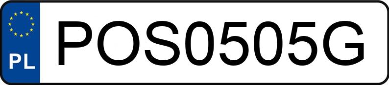 Numer rejestracyjny POS 0505G posiada RENAULT CLIO RJA - POS0505G Numer rejestracyjny POS 0505G posiada RENAULT CLIO RJA - POS0505G