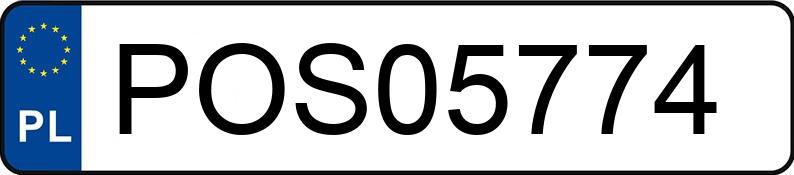 Numer rejestracyjny POS 05774 posiada AUDI A6 - POS05774