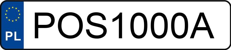 Numer rejestracyjny POS 1000A posiada MERCEDES-BENZ S 580 4MATIC - POS1000A