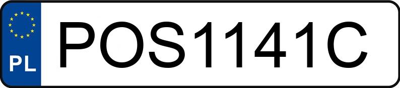 Numer rejestracyjny POS 1141C posiada CHEVROLET CAPTIVA - POS1141C Numer rejestracyjny POS 1141C posiada CHEVROLET CAPTIVA - POS1141C