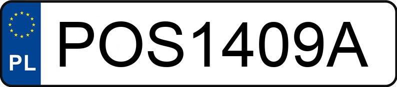 Numer rejestracyjny POS 1409A posiada MERCEDES-BENZ A 160 - POS1409A Numer rejestracyjny POS 1409A posiada MERCEDES-BENZ A 160 - POS1409A