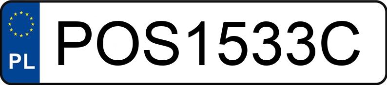 Numer rejestracyjny POS 1533C posiada FORD KUGA - POS1533C