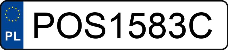 Numer rejestracyjny POS 1583C posiada TOYOTA YARIS 1.0 KAT - POS1583C Numer rejestracyjny POS 1583C posiada TOYOTA YARIS 1.0 KAT - POS1583C