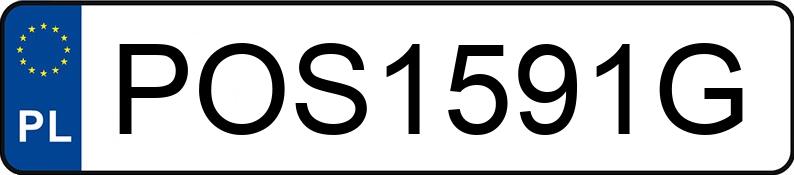 Numer rejestracyjny POS 1591G posiada BMW 320D XDRIVE - POS1591G