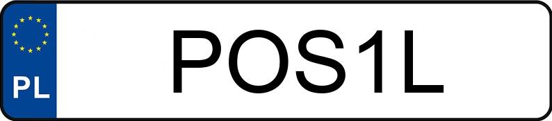 El número de registro POS 1L tiene BMW 318 - POS1L